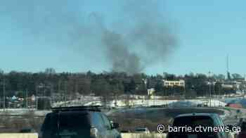 Sauna fire creates cloud of smoke over part of Barrie's south end