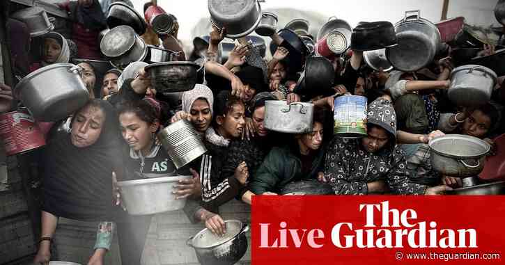 Middle East crisis: families scavenging for food scraps in Khan Younis, says Unrwa – as it happened