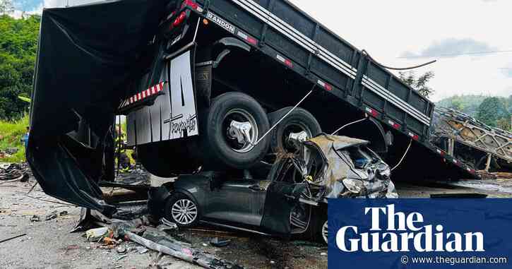 At least 38 people killed as bus and truck collide in Brazil