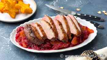 Wer glaubt, ein Festessen braucht Ewigkeiten, kennt Ente auf Orangenrotkohl noch nicht