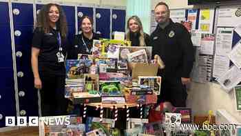 Gifts donated to families by NHS call-handlers