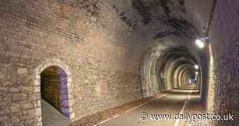 The once abandoned underground tunnels that link two Welsh communities again