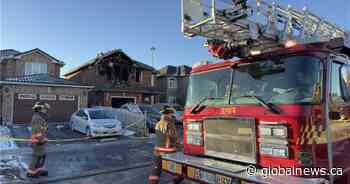 4 people, including police, taken to hospital after house fire in Etobicoke