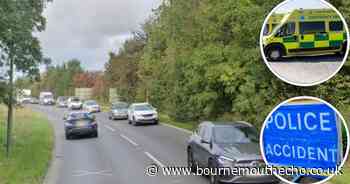 Two injured in crash that closed road for several hours