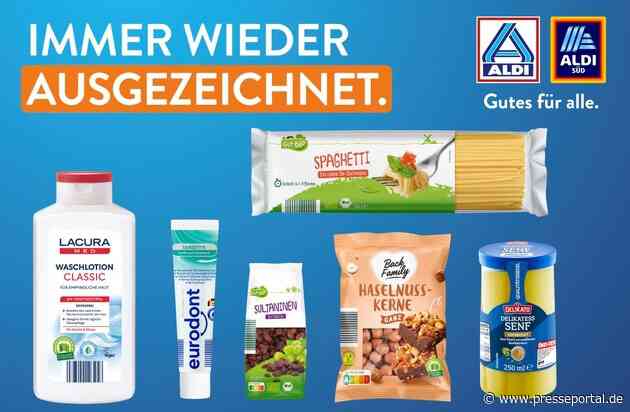 49 Mal Bestnoten für die ALDI Eigenmarken: ALDI schneidet 2024 bei Stiftung Warentest und ÖKO-TEST sehr gut ab