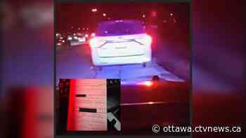Man handed 5th distracted driving charge for using cellphone on Hwy. 417 in Ottawa