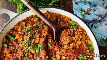 This hearty stew highlights a Saskatchewan staple and is perfect for a cold day