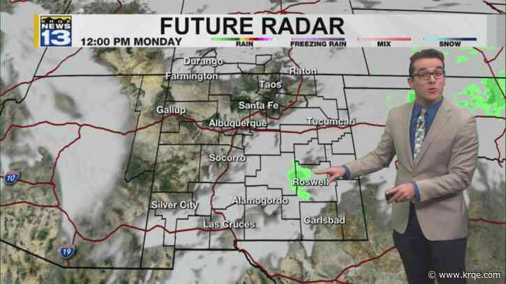 Some Christmas snow but mostly dry across New Mexico