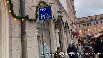 Öffentliche Toiletten in Augsburg machen „Weihnachtsferien“