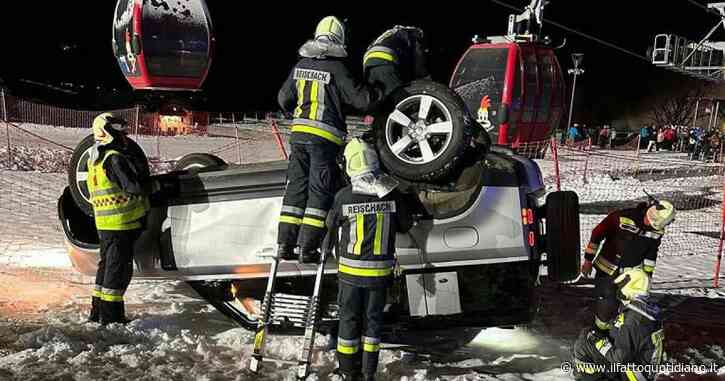 Suv si ribalta su una pista da sci in Trentino Alto-Adige, fuggite le persone a bordo