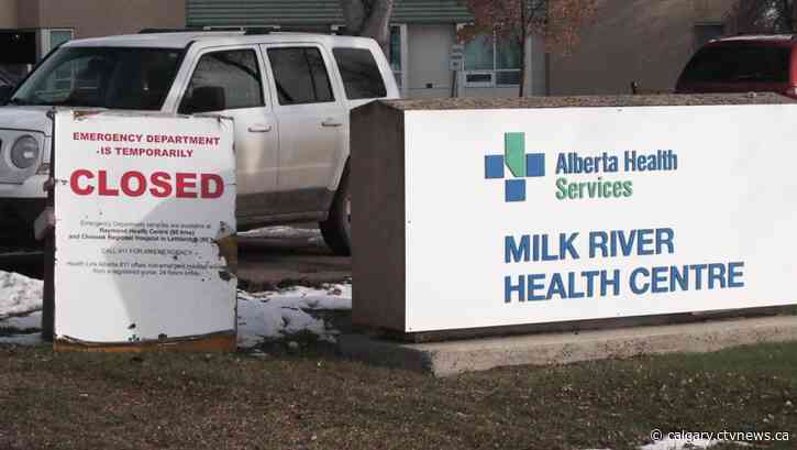 Milk River emergency department shuttered through Thursday