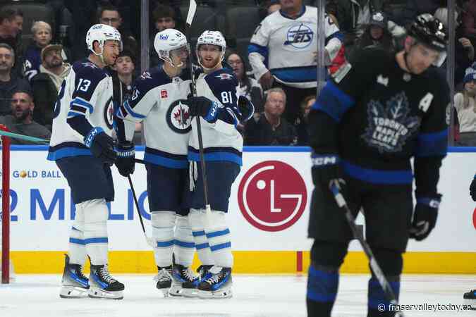 Jets deliver payback to Leafs, claim NHL’s top spot before Christmas break