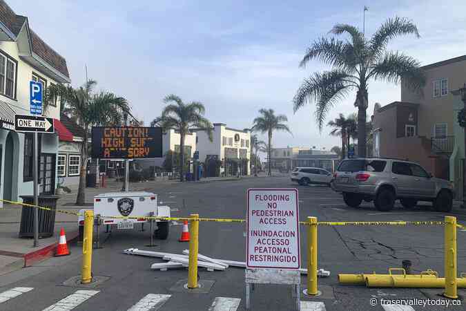 Man dies after large wave trapped him under debris on California beach, likely related to storm