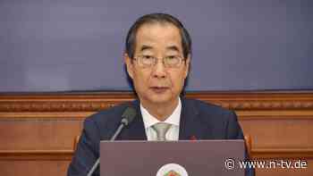 "Keine andere Wahl gelassen": Südkoreas Opposition will auch Präsident Han loswerden