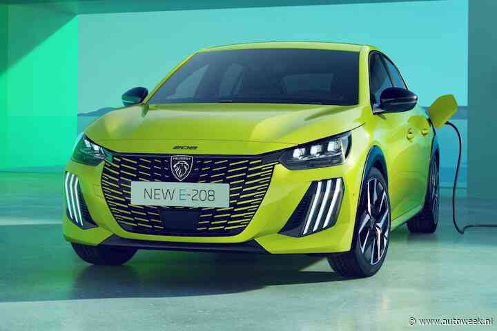 Peugeot streept ook bpm voor elektrische auto weg