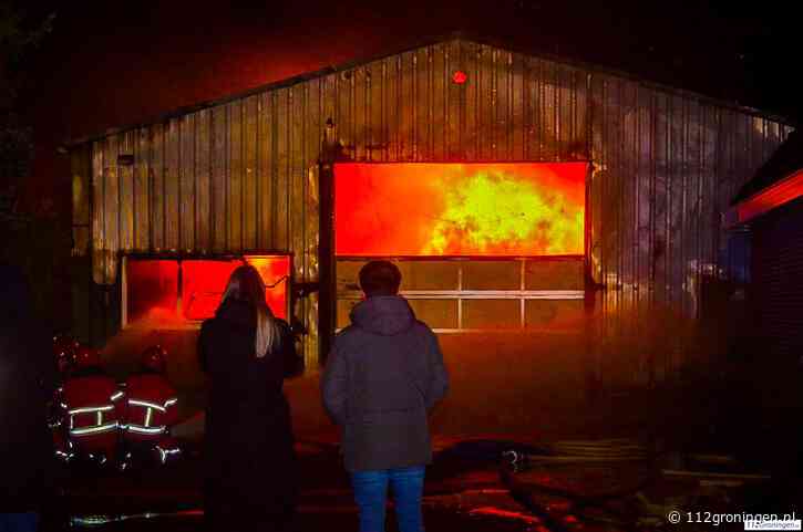 Grote brand in loods Industrieweg Nieuw Buinen (update)