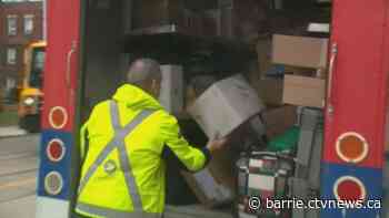 Canada Post delivers the international goods