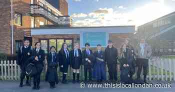 Pupils spread festive cheer to care home residents