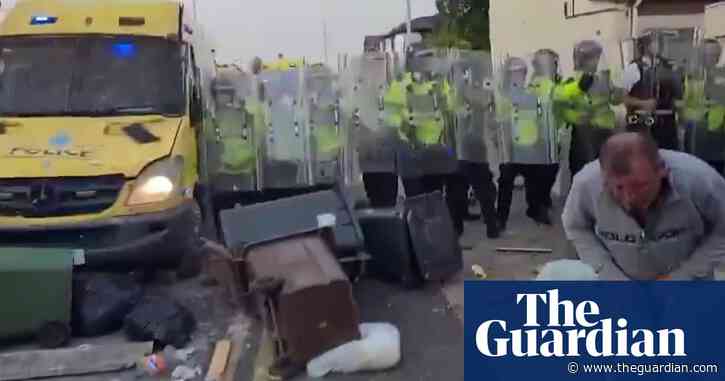 Southport rioter hit in groin by brick in viral video is jailed