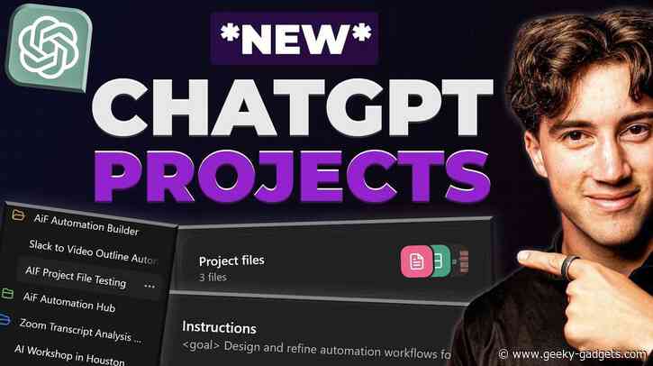 How to Use ChatGPT Projects and Transform Your Workflow Efficiency