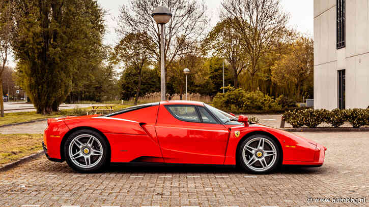 De eerste Enzo ooit gebouwd heeft 7 dagen op Nederlands kenteken gestaan