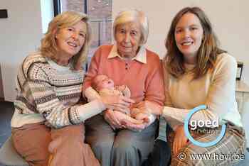 Kleine Lina zorgt voor vier generaties in Bree