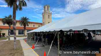 St. Pete Beach church holds Christmas mass under tent as they continue repairs