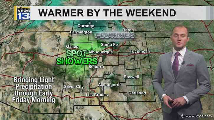 More light snow returns to northern New Mexico Thursday