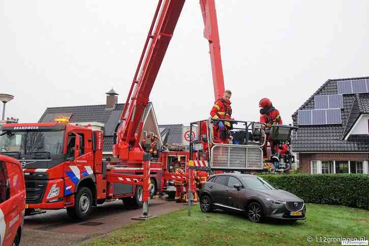 Uitslaande woningbrand Meerkoet Oude Pekela snel onder controle (update)