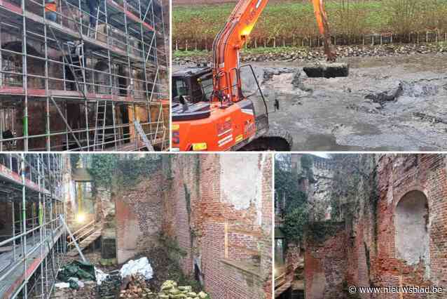 Kasteelruïne in de steigers: “Bouwwerf waar we het leven van vroeger laten terugkeren”