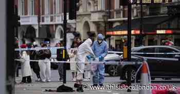Man arrested after four hit by car in central London on Christmas Day
