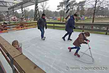 Al vroege schaatsers op Winter Wonderland op Blauwe Meer, Peter Gillis ontbreekt nog: “Zijn bezoek is voor later”