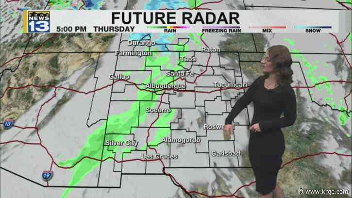 Light showers tonight and warmer weather this weekend expected across New Mexico
