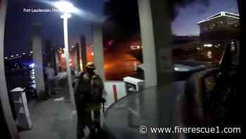 'Grab all the hose': Helmet cam video shows Fla. firefighters at fatal boat explosion