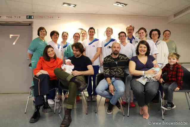 Twee kerstbaby’s in AZ Sint-Jan