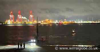 New Brighton RNLI face windy conditions on Christmas callout
