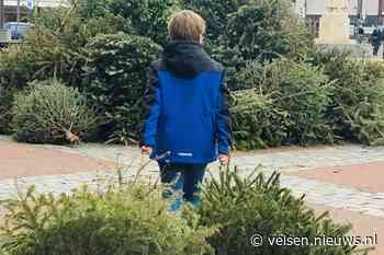 Winactie bij kerstbomeninzameling in Velsen