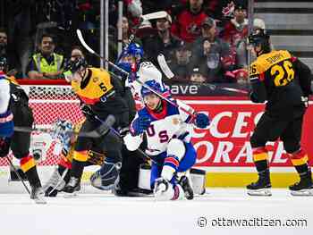 USA powers its way to victory over Germany in world junior championship opener