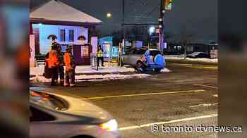 Pedestrian seriously injured after being struck by driver of vehicle in North York