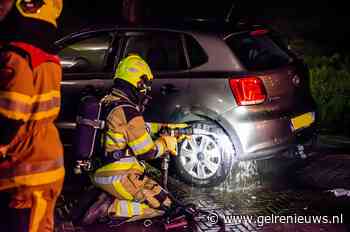 Autobrand snel ontdekt, schade beperkt