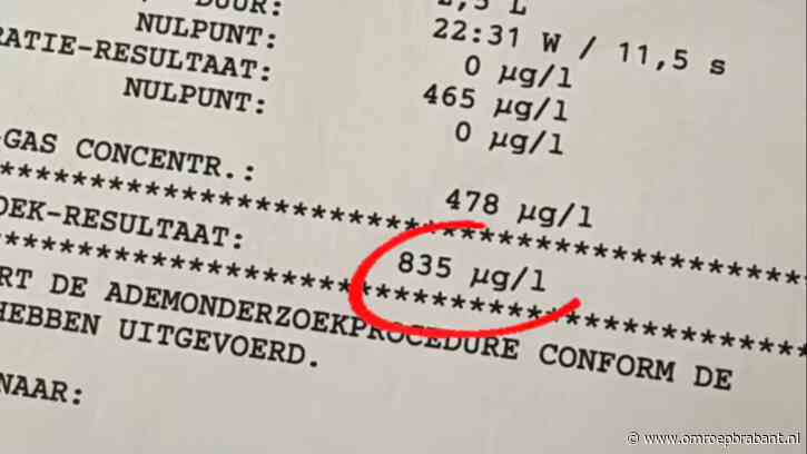 Dronken bestuurster rijdt tegen politieauto aan
