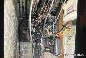 Appartementsgebouw onbewoonbaar door kelderbrand in Schaarbeek