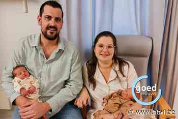 Tweeling Mila-Lou en Arthur geboren op kerstavond