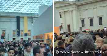 Huge crowds gather outside British Museum as visitors 'forced to evacuate’