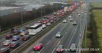 Live: M5 chaos near Bristol as two crashes spark long delays