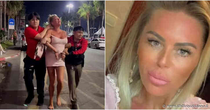 Fa sesso con il compagno sul tavolo della hall di un hotel: il cristallo si rompe in mille pezzi e lei si dà alla fuga inseguita da un facchino. Arrestata