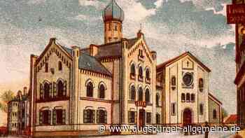 Mädchenschule, Lechhauser Rathaus und Sitz der Polizei