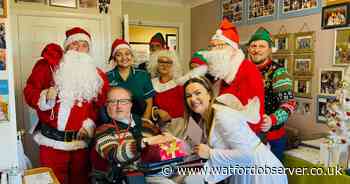 Care home residents get into the Christmas spirit with festive party