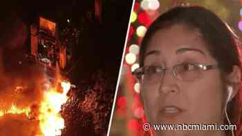 Witness tells how she tried to rescue victims of deadly Fort Lauderdale boat explosion