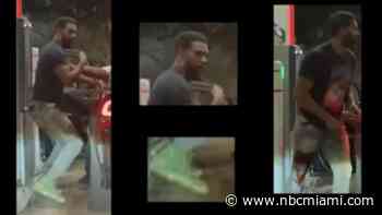 Video shows possible stabbing suspect with blood on his pants at Tamarac ATM